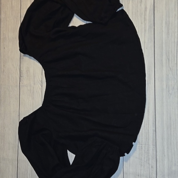 ASOS Women's Off the Shoulder Blouse Black Size 14 NWOT - Picture 2 of 7